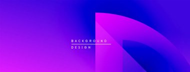 Soyut eğim arkaplanı. Mor, mavi renkler düzgün bir şekilde harmanlanır. Minimalist tasarım metin arkaplan tasarımı içerir. Modern estetik.