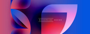 Soyut gradyanlar çakışıyor, dinamik şekiller yaratıyor. Canlı renkler harmanlanır, modern arkaplan tasarımı oluşturulur. Minimalist metin ince ayrıntılar ekler.