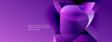 Soyut mor tasarım akışkan şekiller, gradyanlar içerir. Modern arka plan dijital projeler ve sunumlar için idealdir. Minimalist estetik.