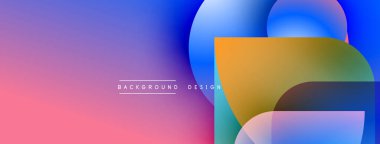 Soyut renkli arkaplan. Gradyan gölgeler harmanlanarak, dinamik görsel efekt yaratır. Modern tasarım ögeleri pürüzsüz geçişler sunar.