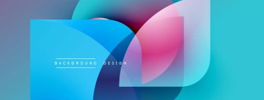 Soyut sıvı şekilleri kesişir. Renkler, maviler, pembeler, morlar. Arkaplan ve sunumlar için modern tasarım ögesi.