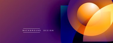 Soyut eğim arkaplanı. Mor, turuncu, mavi renkler düzgün bir şekilde harmanlanır. Modern tasarım elementleri görsel ilgi yaratır. Mevcut en küçük metin.