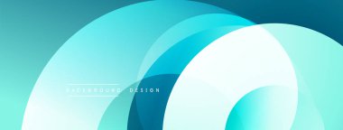 Soyut arkaplan özellikleri üst üste biniyor. Gradyan gölgeler dinamik görsel efekt yaratır. Modern tasarım elementleri temiz estetik sunar.