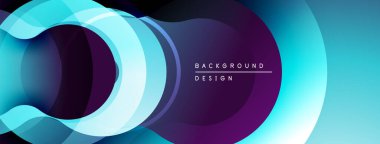 Soyut akışkan şekiller, canlı mavi mor gradyanlar. Modern tasarım ögesi, pürüzsüz geçişler, dinamik bileşim.