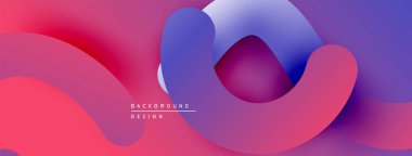 Soyut sıvı şekilleri, canlı morları, mor renkleri harmanlıyor. Pürüzsüz gradyanlar dinamik arka plan tasarımı yaratır. Modern, renkli kompozisyon.
