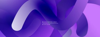 Soyut mor dalgalar akan arka plan yaratır. Yumuşak eğimler derinlik ve modern tasarım elementleri sunar.