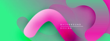 Soyut sıvı şekiller, canlı renklerin karışımı. Modern tasarım, pürüzsüz eğimler dinamik kompozisyon yaratır. Arkaplan yaratıcılığı, yeniliği öneriyor.