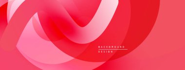 Soyut kırmızı arkaplan. Pürüzsüz katmanlar akışkan şekiller, modern tasarım yaratır. İnce gradyanlar görsel derinlik, temiz estetik sunar.