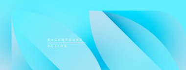Soyut mavi arkaplan. Pürüzsüz akış şekilleri modern tasarım yaratır. Gradyan etkisi derinlik ve görsel ilgi ekler. Minimalist estetik.