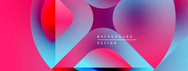 Soyut enerjik tasarım. Pembe, mor, mavi renkler karışımı. Modern estetik, dinamik şekiller görsel ilgi yaratır. Metin arkaplan tasarımı okur.