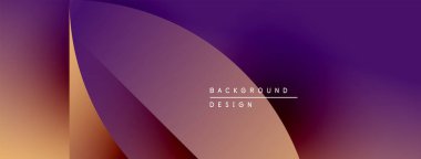 Soyut eğim arkaplanı. Mor, turuncu renkler düzgün bir şekilde harmanlanır. Minimalist tasarım metin elementi içerir. Modern estetik.