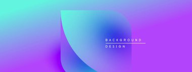 Soyut eğim arkaplanı. Yumuşak maviler, mor renkler pürüzsüz bir şekilde harmanlanır. Metin elementli minimalist tasarım. Modern estetik.