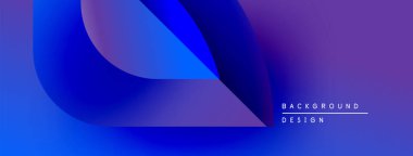 Soyut akışkan şekiller, canlı mavi mor gradyanlar. Arka planlar ve sunumlar için modern tasarım öğesi. Düz geçişler dinamik görsel efekt yaratır.