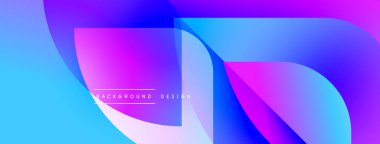 Soyut sıvı şekilleri canlı mavileri, pembeleri, morları harmanlıyor. Gradyan renkler dinamik görsel efekt yaratır. Modern tasarım ögesi.