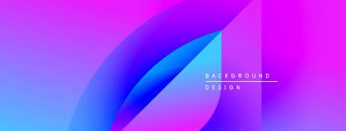 Soyut eğim arkaplanı. Canlı mor, mavi renkler pürüzsüz bir şekilde harmanlanmış. Minimalist metin arka plan tasarımı okur. Modern estetik, temiz sunum.