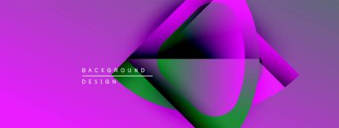 Soyut tasarım, akıcı şekiller, canlı pembeler, yeşillikler. Gradyan renkler dinamik görsel efekt yaratır. Metin arkaplan tasarımı okur.