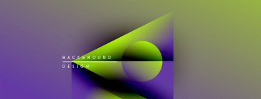 Soyut gradyan tasarımı. Mor, yeşil renkler düzgün bir şekilde harmanlanır. Modern estetik, basit metin örtüsü mevcut. Minimalist kompozisyon.