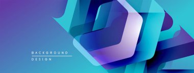 Soyut katmanlar dinamik görsel efekt yaratır. Mavi, mor renkler harmanlanarak modern arka plan tasarımını oluşturuyor. Yumuşak eğimler derinlik sunar.