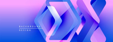 Soyut geometrik tasarım. Renkler karışır, modern görsel efekt yaratır. Katmanlar çakışıyor, dinamik bileşim oluşturuyor.