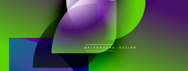 Soyut sıvı şekilleri örtüşür ve canlı renk değişimleri yaratır. Modern tasarımda limon yeşili, mor, mavi renkler var. Minimalist metin arkaplan tasarımı okur.