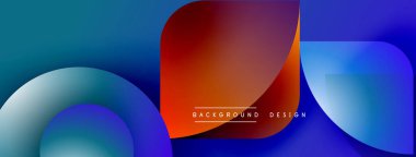 Soyut sıvı şekilleri canlı mavileri, kırmızıları, morları harmanlıyor. Modern tasarım farklı renkler, dinamik kompozisyon içerir. Metin arkaplan tasarımı okur.