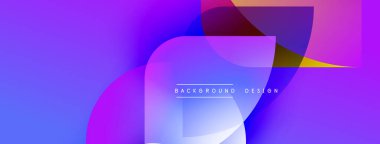 Soyut enerji eğimleri çakışıyor. Mor, mavi, pembe renkler tasarımda baskın. Modern estetik, dinamik kompozisyon, pürüzsüz geçişler sunar.