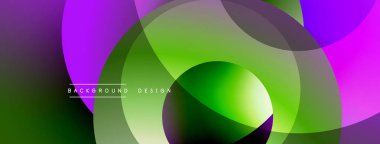 Soyut renkli katmanlar dinamik görsel efekt yaratır. Gradyan gölgeler harmanlanarak modern arkaplan tasarımı oluşturur. Yumuşak geçişler, canlı renkler.