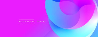 Soyut sıvı şekiller, canlı renklerin karışımı. Pembe, mavi renkler modern arka plan tasarımı yaratır. Yumuşak gradyanlar dinamik görsel efekt sunar.
