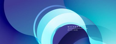 Soyut mavi tasarım akışkan şekiller, gradyanlar içerir. Modern estetik, arka planlar ve sunumlar için uygun. Minimalist stil.