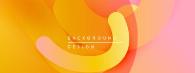 Soyut sıvı şekiller, sıcak renk paleti. Turuncu, sarı, pembe renkler dinamik görsel efekt yaratır. Modern tasarım ögesi.