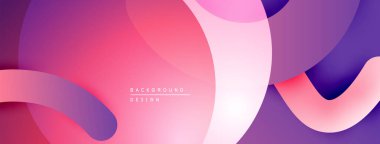 Soyut sıvı şekiller, canlı pembeler, morlar modern arka plan yaratır. Yumuşak eğimler, dinamik bileşimler.