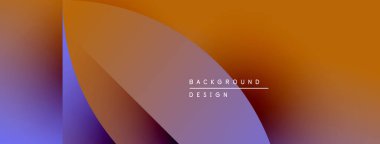 Soyut eğim arkaplanı. Turuncu, mor renkler düzgün bir şekilde harmanlanır. Metin elementli minimalist tasarım. Modern estetik.