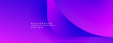 Soyut eğim arkaplanı. Mor, mavi renkler düzgün bir şekilde harmanlanır. Metin kaplama arkaplan tasarımlı minimalist tasarım. Modern estetik.