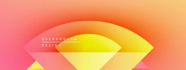 Soyut eğim arkaplanı. Sıcak renkler harmanlanarak, dinamik görsel efekt yaratır. Şekiller örtüşür, modern tasarım ögesi oluşturur.