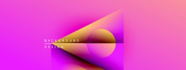 Soyut pembe tasarım kıvrımlı şekiller, gradyanlar içerir. Metin ögeleri, canlı renkler, dinamik bileşimi olan modern arkaplan.