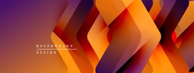 Soyut geometrik desen. Sıcak renkler harmanlanır, dinamik görsel doku oluşturur. Arkaplan ve sunumlar için modern tasarım ögesi.