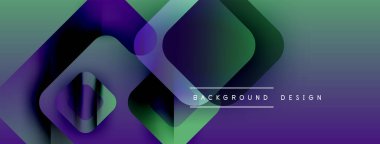 Soyut geometrik şekiller örtüşür, canlı bir değişim etkisi yaratır. Arkaplan ve sunumlar için uygun modern tasarım.