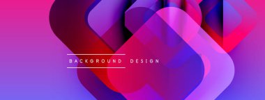 Soyut sıvı şekilleri örtüşür ve canlı bir arkaplan oluşturur. Pembe, mor, mavi renkler dizaynda baskın. Modern estetik.