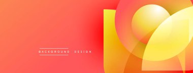 Soyut eğim arkaplanı. Üst üste binen şekiller dinamik görsel efekt yaratır. Sıcak renkler kompozisyona hakim. Metin arkaplan tasarımı okur.