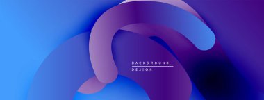 Soyut akışkan şekiller, canlı mavi mor gradyanlar. Modern tasarım öğesi, pürüzsüz geçişler, dinamik kompozisyon. Arkaplan dokusu.