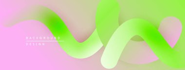 Soyut sıvı şekiller, pastel renklerin karışımı. Gradyan tasarım yumuşak görsel akış yaratır. Projeler için modern arkaplan dokusu.