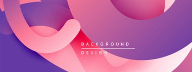 Soyut gradyanlar çakışıyor, akışkan şekiller yaratıyor. Pembe, mor renkler tasarıma hakim. Minimalist metin arkaplan tasarımı okur.