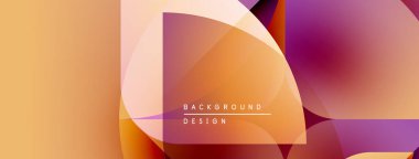 Soyut geometrik şekiller, sıcak renkler, gradyanlar. Modern tasarım elementleri dinamik görsel doku oluşturur. Arkaplan yenilik ve stil öneriyor.