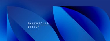 Soyut mavi eğimler akan şekiller yaratır. Metin, merkez alan içinde arkaplan tasarımı okuyor. Minimalist, modern estetik.