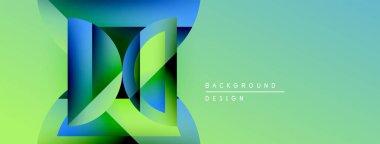 Soyut geometrik tasarım. Canlı gradyanlar harmanlanarak, dinamik görsel efekt yaratır. Sunumlar ve web siteleri için modern arkaplan uygun.