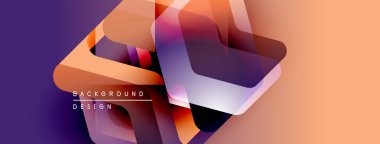 Soyut geometrik tasarım. Renkler karışıyor, dinamik görsel efekt yaratıyor. Dijital projeler için modern arkaplan.