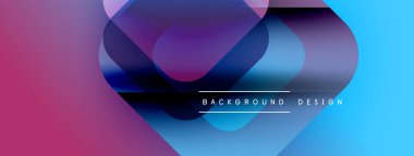 Soyut akışkan şekiller harmanlanarak, canlı bir arkaplan oluşturur. Modern tasarım elementleri yenilik ve teknoloji öneriyor.