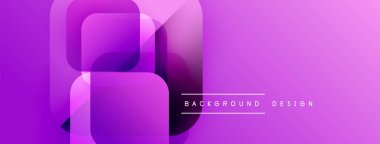 Soyut geometrik katmanlar canlı mor, pembe gradyan oluşturur. Modern tasarım arka planlar ve sunumlar için uygundur. Yumuşak geçişler görünür.