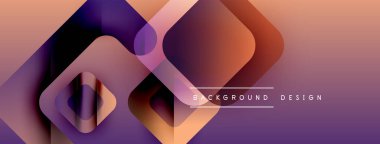 Soyut geometrik şekiller örtüşür, canlı bir değişim etkisi yaratır. Arkaplan ve sunumlar için uygun modern tasarım.