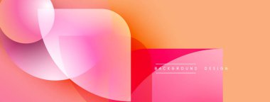 Soyut sıvı şekiller harmanlanarak canlı turuncu ve pembe renkler yaratır. Modern tasarım enerji, hareket ve sofistike olmayı öneriyor. Arkaplanda metin ögeleri.